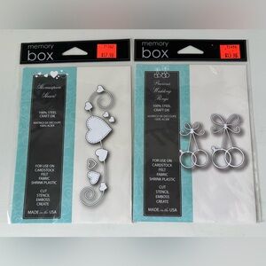Memory Box Heart and Ring Die Set